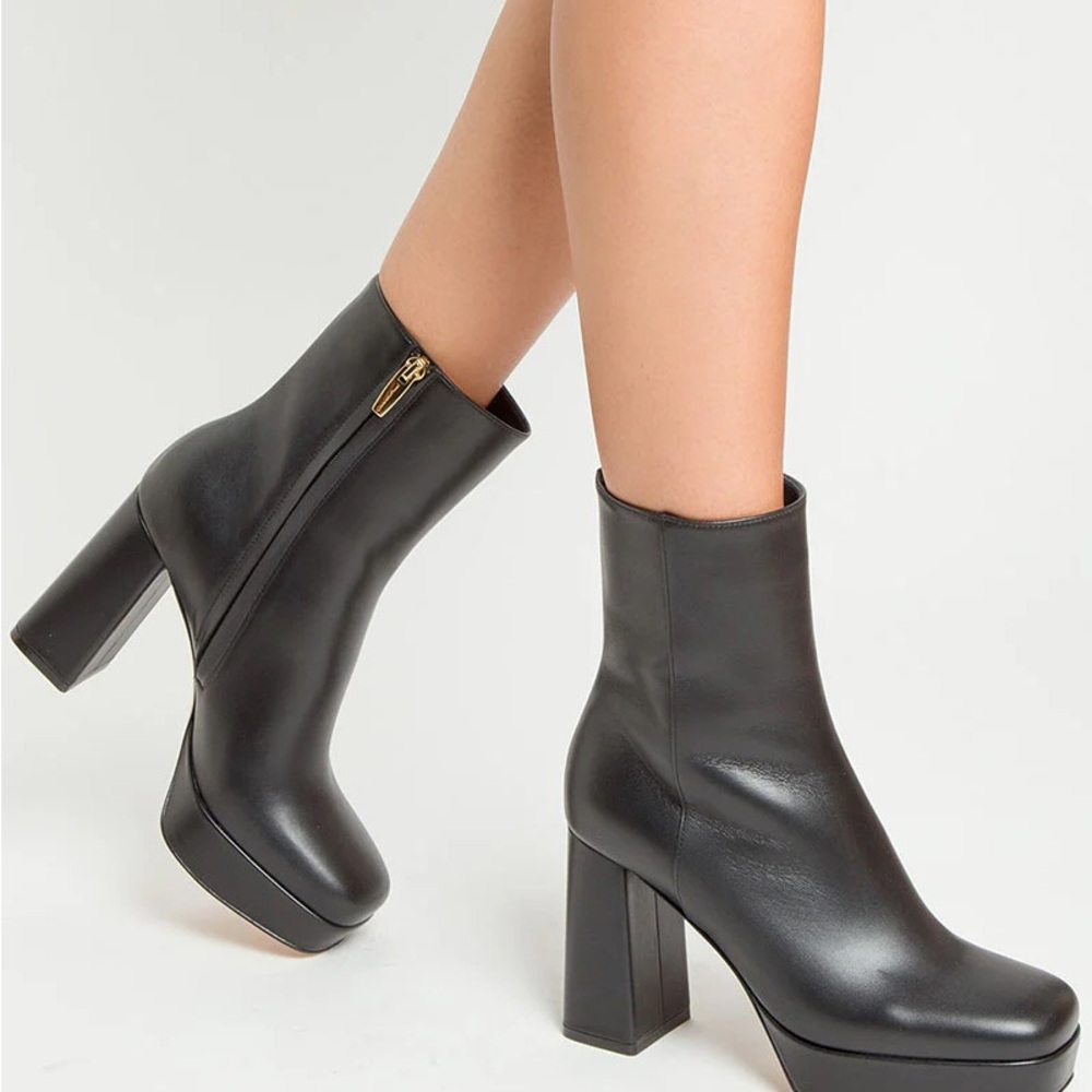 Gianvito Rossi Black Daisen Boot 38